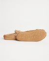 Kadın Kışlık Loafer Modelli Camel Rengi Peluş Ev İçi Ayakkabı