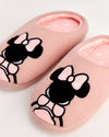 MİİMİ - Minnie Mouse Detaylı Pembe Kadın Ev Terliği