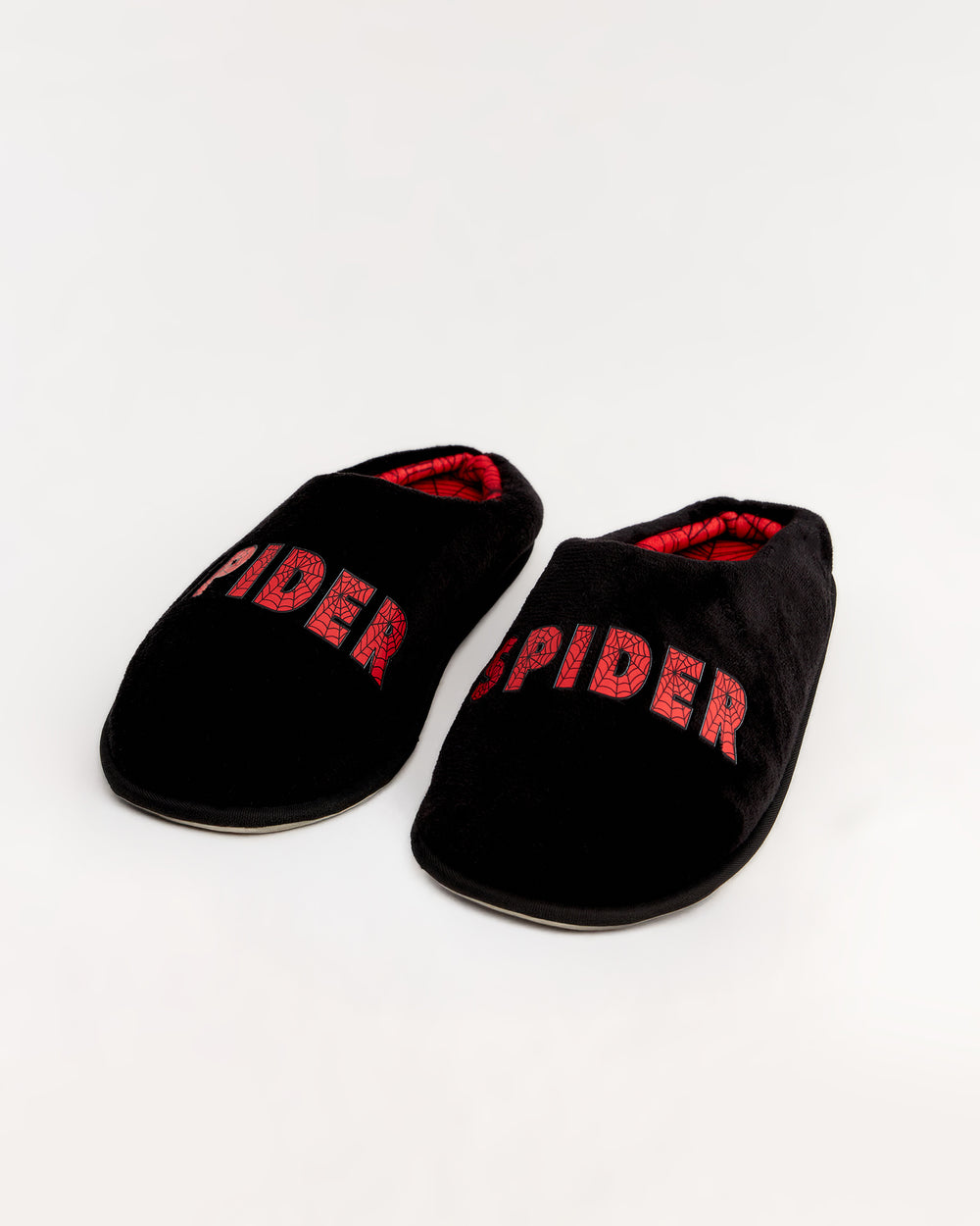 SPIDERMAN- T- Spider Yazılı Siyah Erkek Ev Terliği