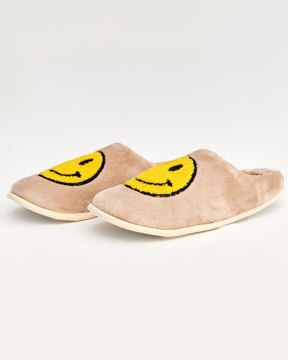 YUBİ - Gülen Yüz Emojili Kadın Ev Terliği