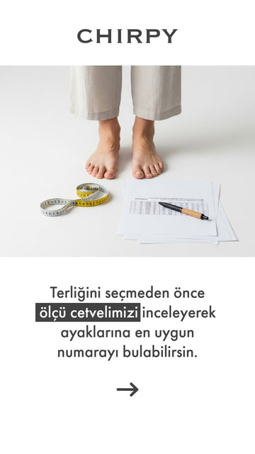 Terlik Seçimi Artık Çok Kolay: Chirpy ile Ayaklarınıza En Uygun Numarayı Bulun