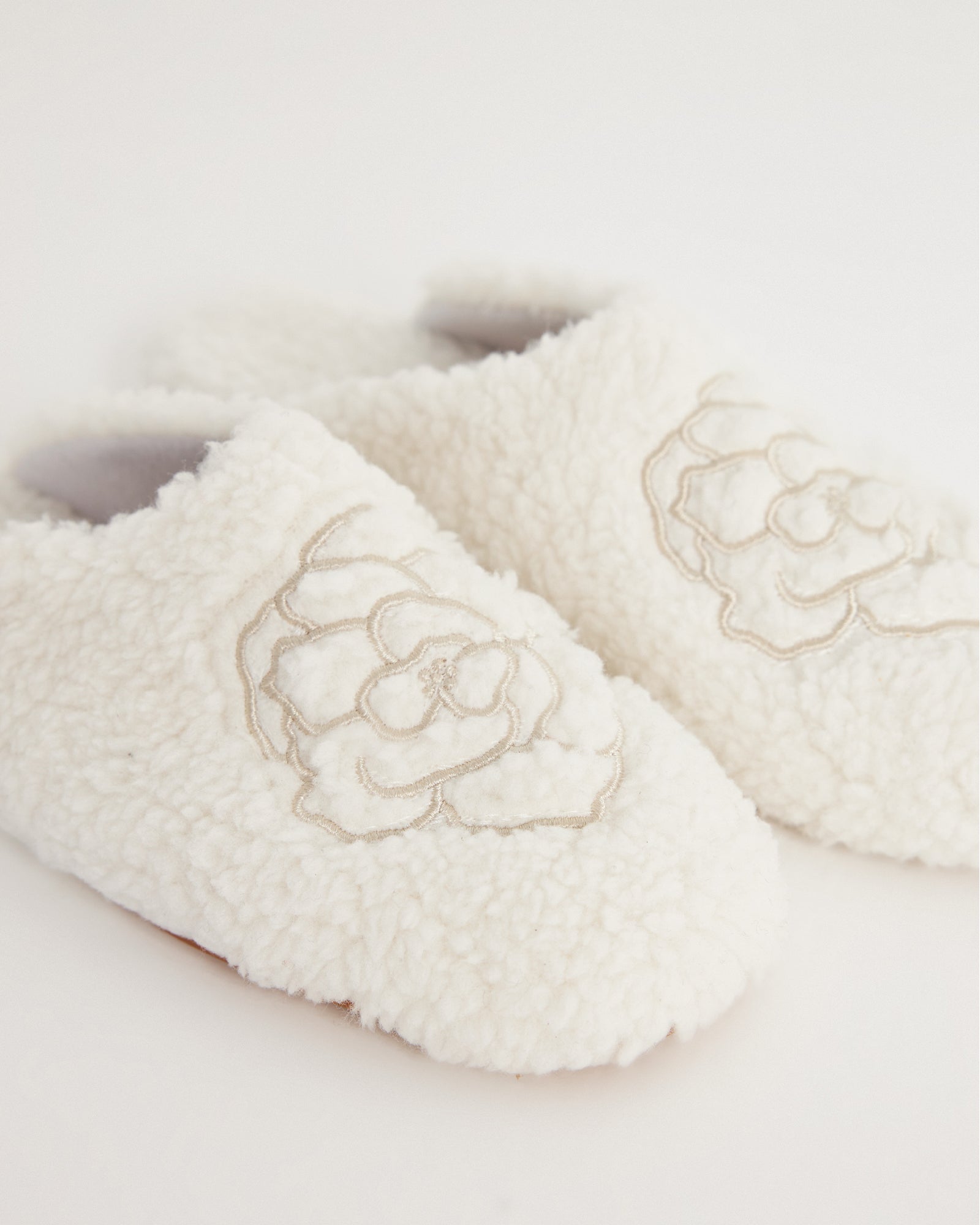 Kadın Gül Desenli Ev Terliği - Bloom