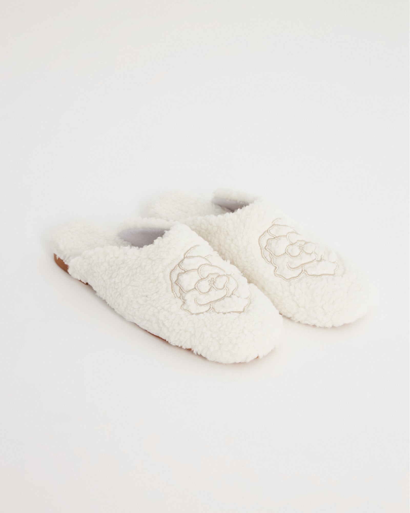 Kadın Gül Desenli Ev Terliği - Bloom