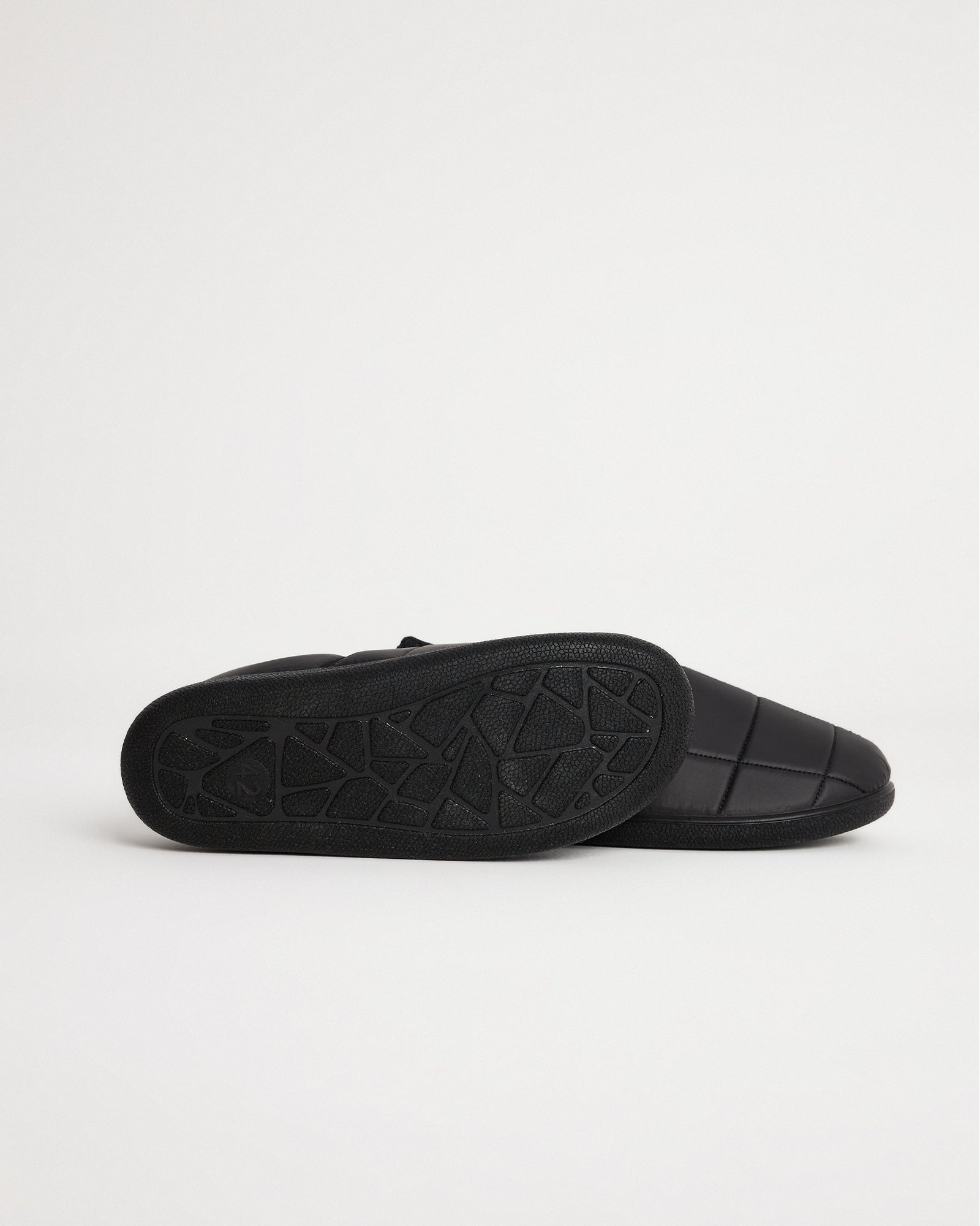 Siyah Esnek Yapılı Sport Kışlık Erkek  Ev İçi Ayakkabı