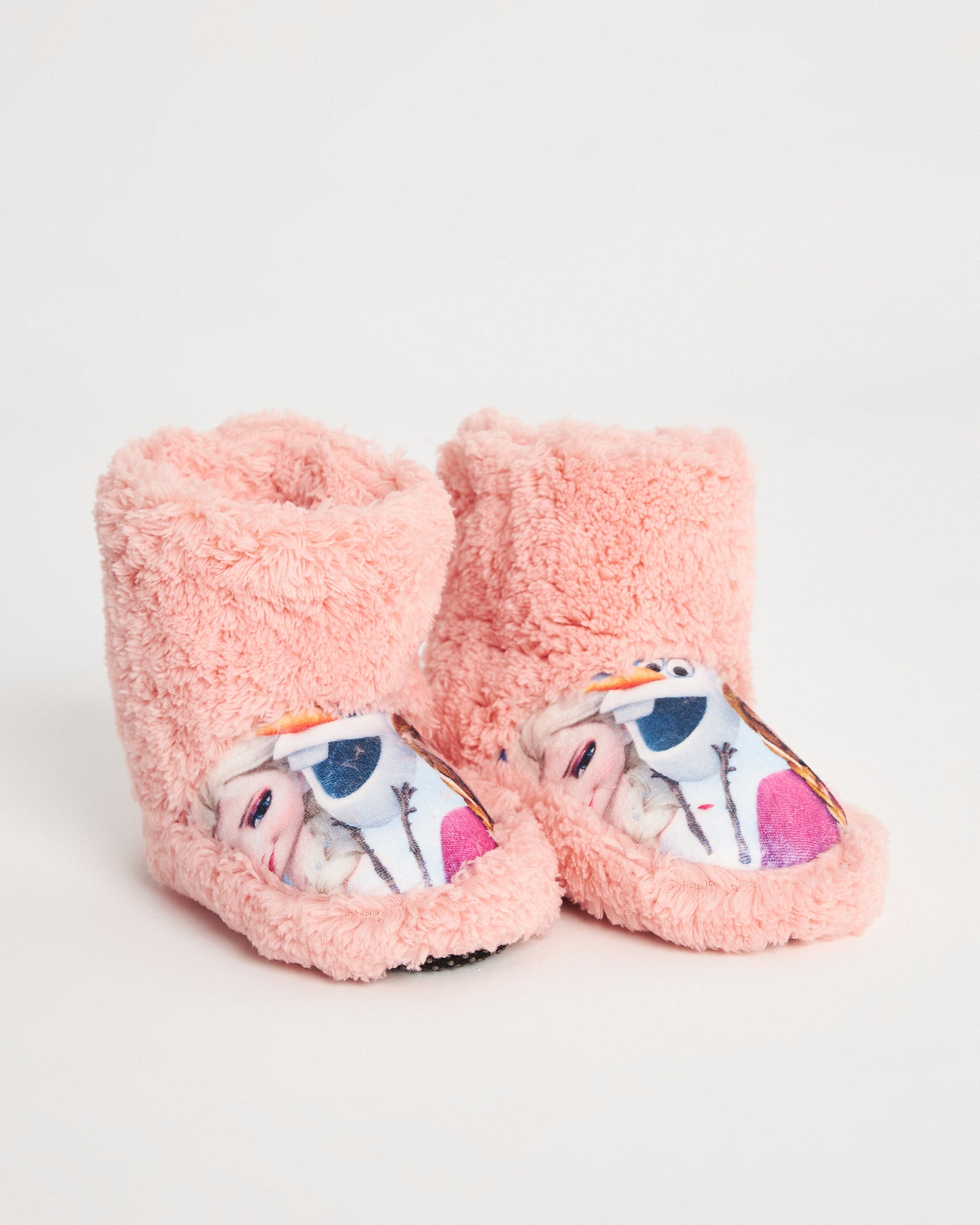 Çocuk Kışlık 3’lü Set Karlar Ülkesi Temalı  Kaymaz Tabanlı Figürlü Ev Botu Panduf