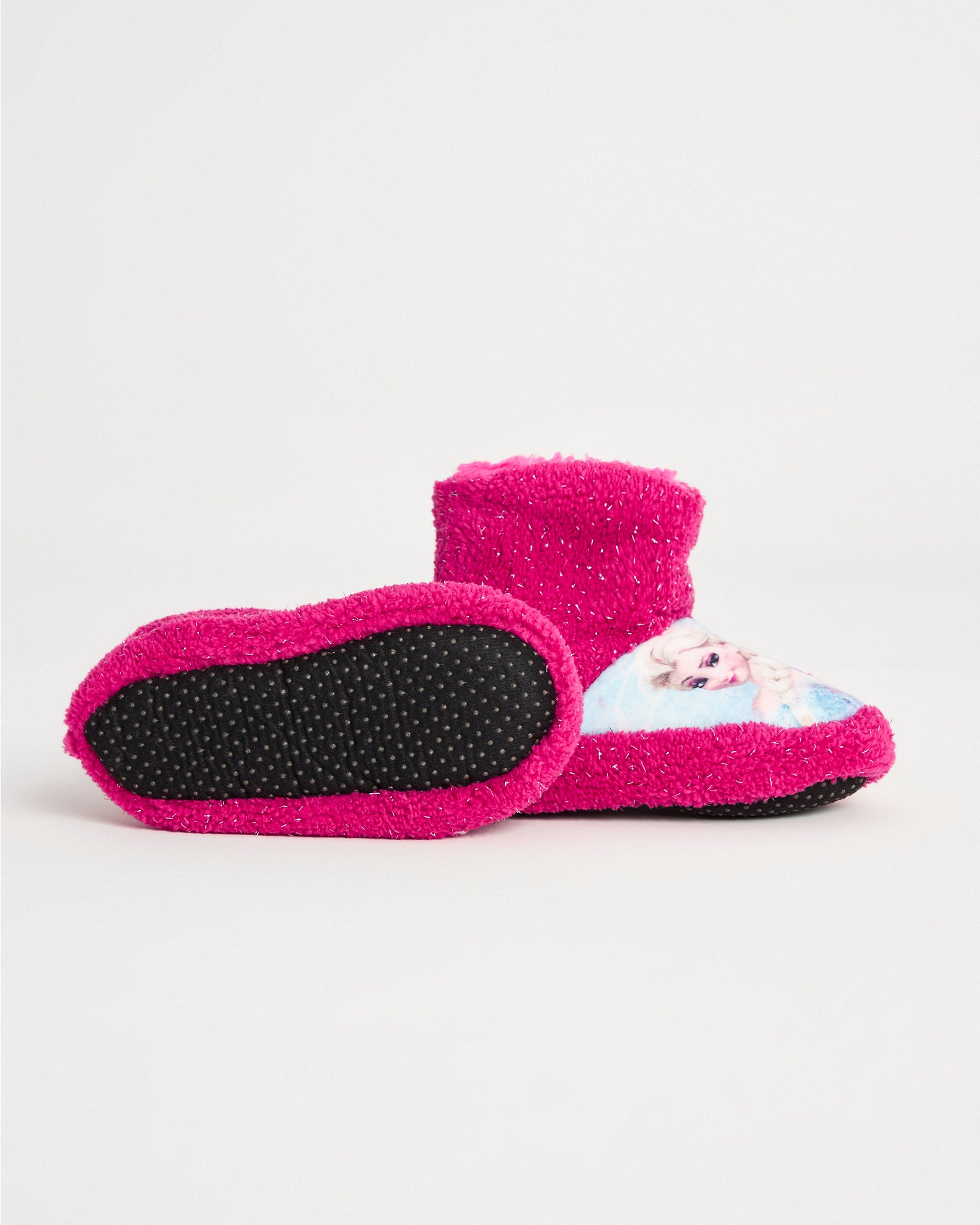 Çocuk Kışlık 3’lü Set Karlar Ülkesi Temalı  Kaymaz Tabanlı Figürlü Ev Botu Panduf