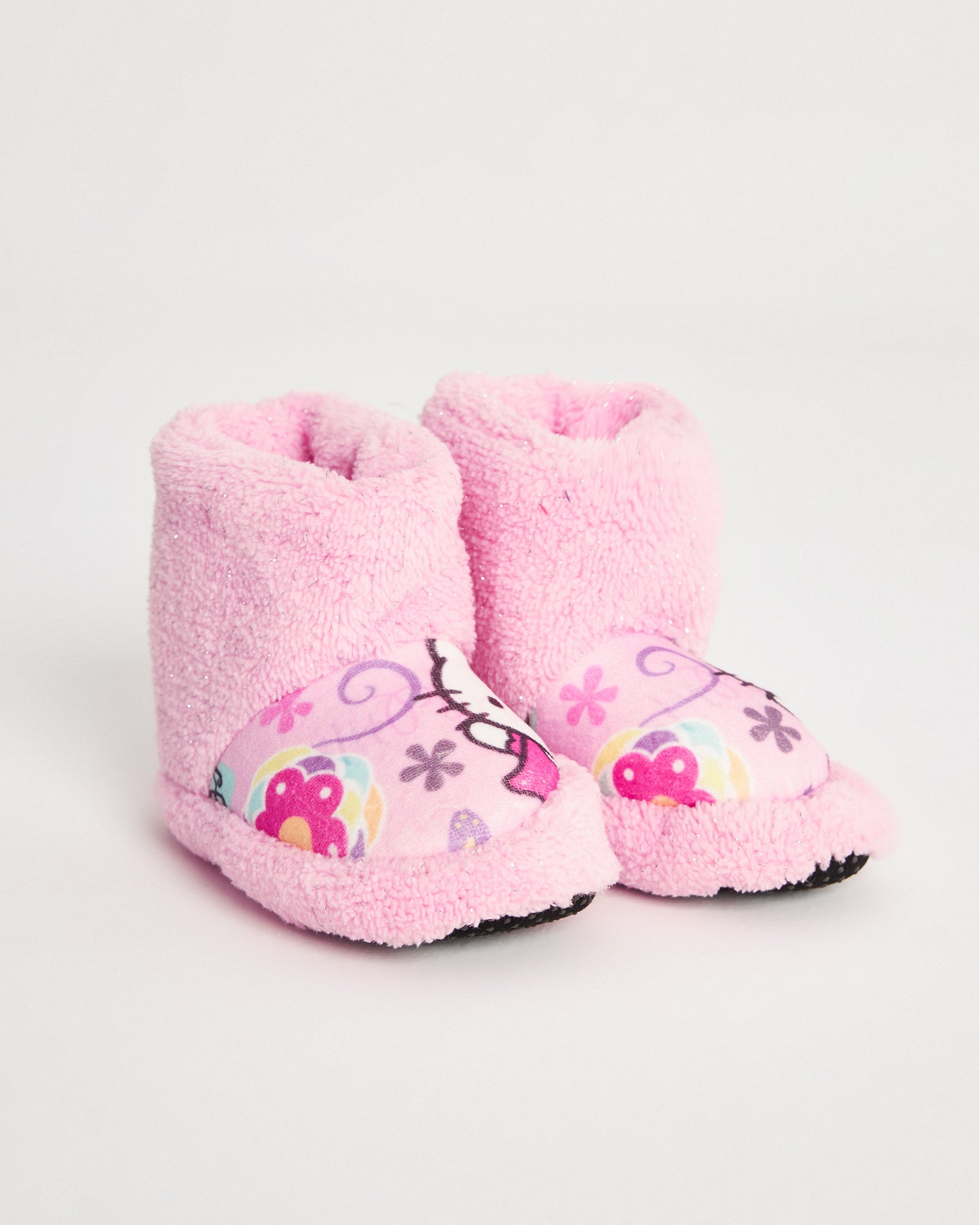 Çocuk Kışlık 3’lü Set Kaymaz Tabanlı Ev Botu Panduf