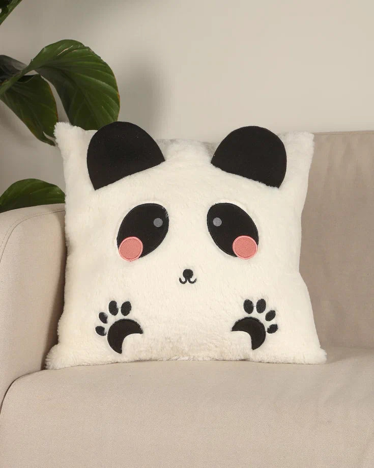 Panda Figürlü Peluş Kırlent