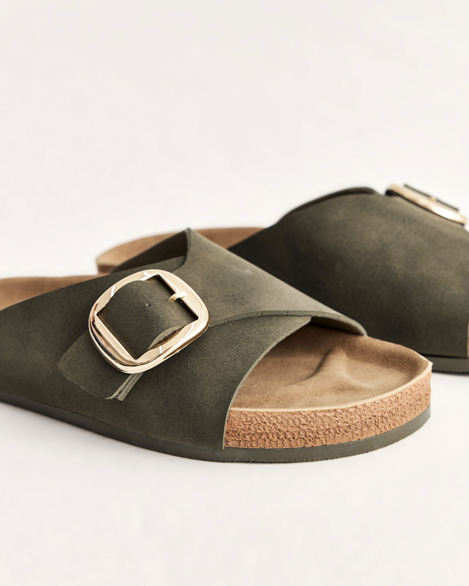 Kadın Rahat Yazlık Tek Bant Tokalı Terlik