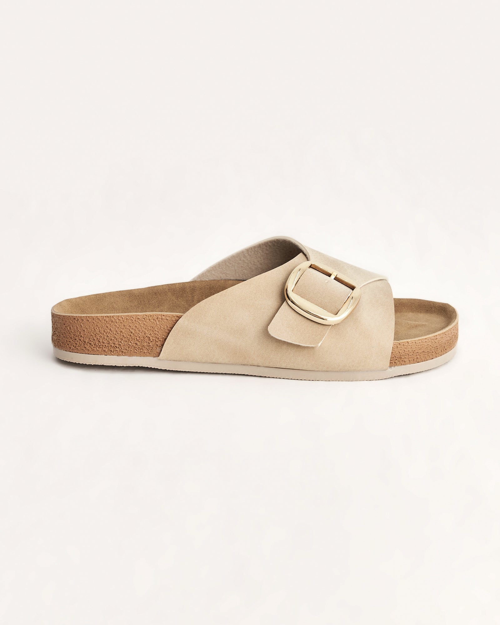 Kadın Rahat Yazlık Tek Bant Tokalı Terlik