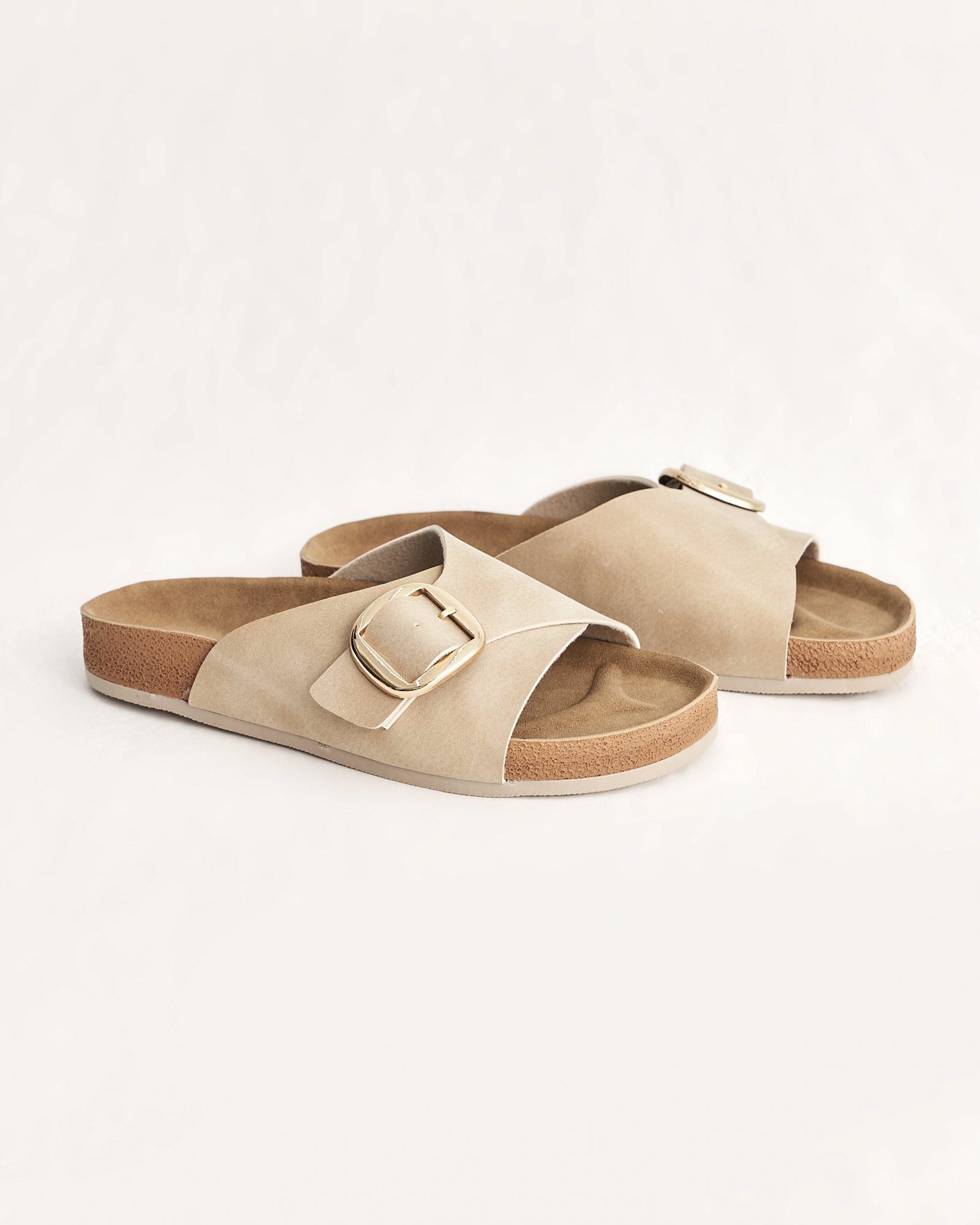 Kadın Rahat Yazlık Tek Bant Tokalı Terlik