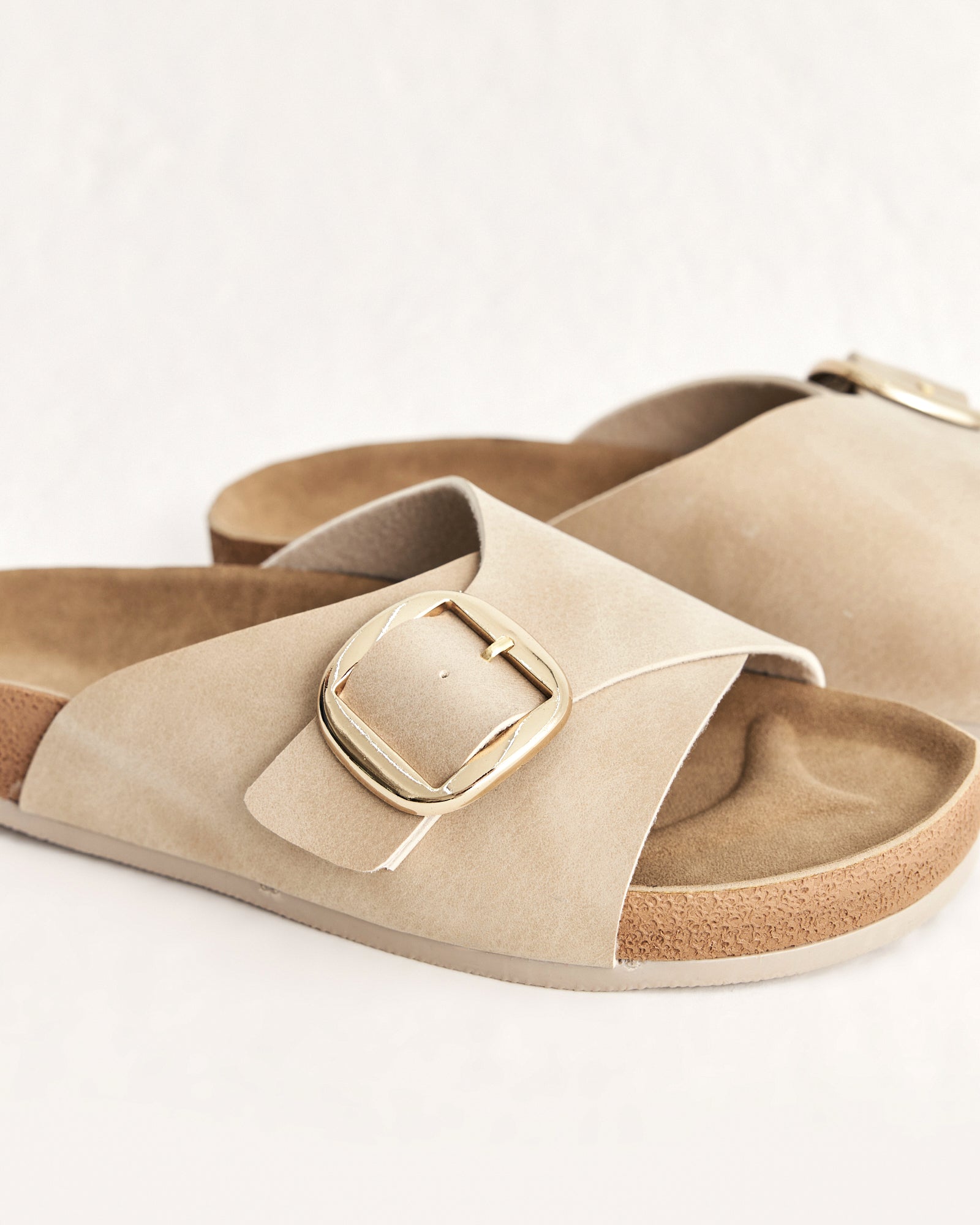 Kadın Rahat Yazlık Tek Bant Tokalı Terlik