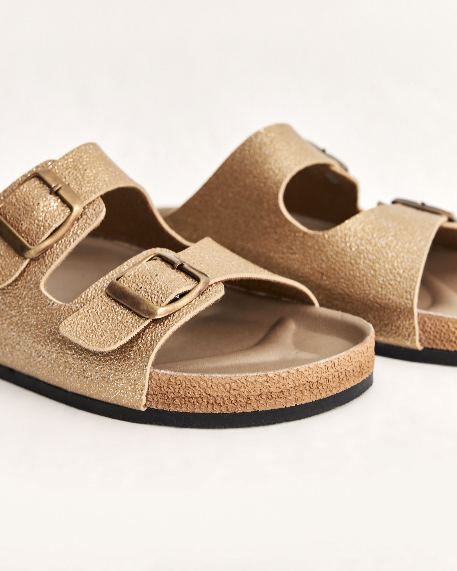 Kadın Simli Çift Tokalı Yazlık Terlik