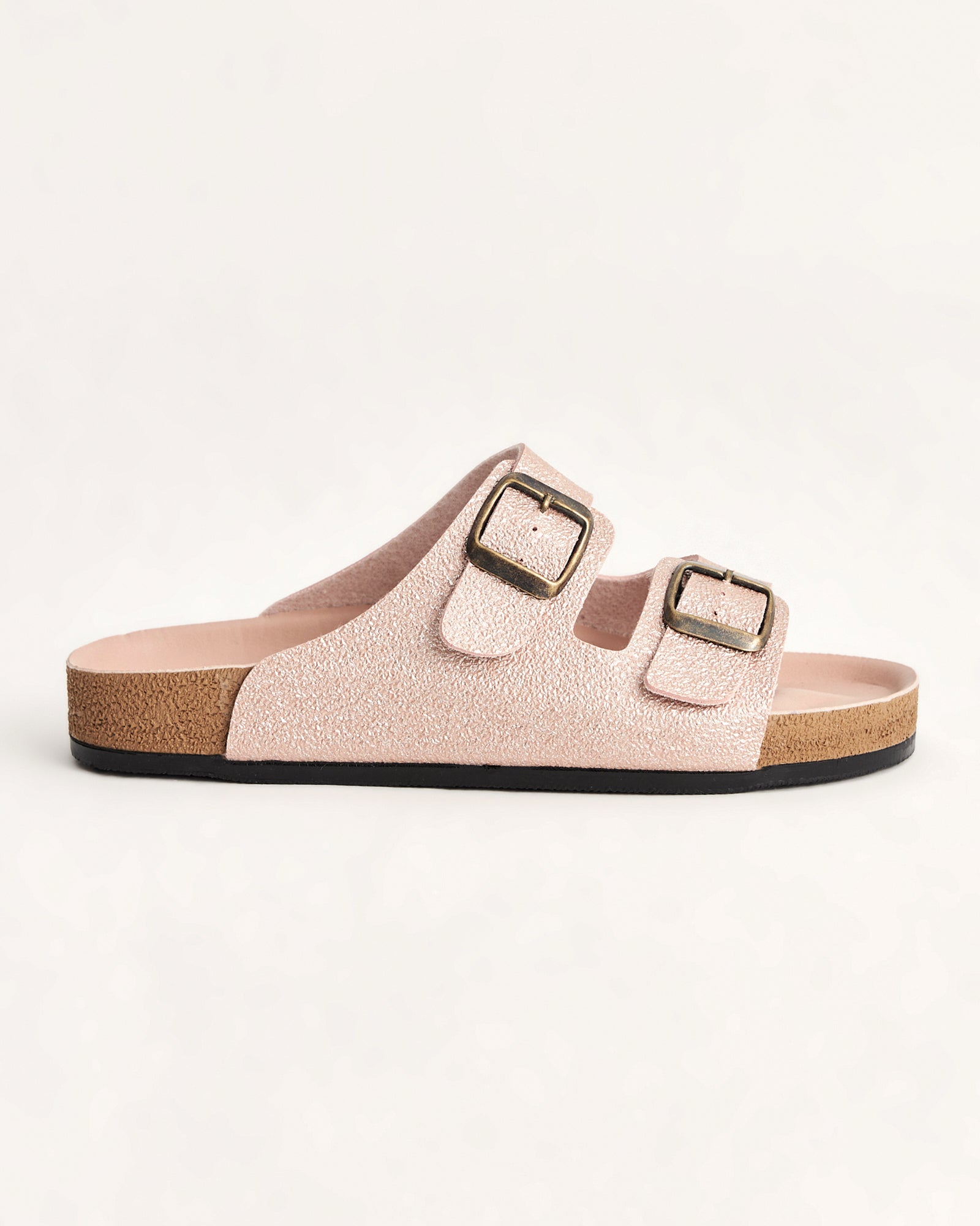 Kadın Simli Çift Tokalı Yazlık Terlik