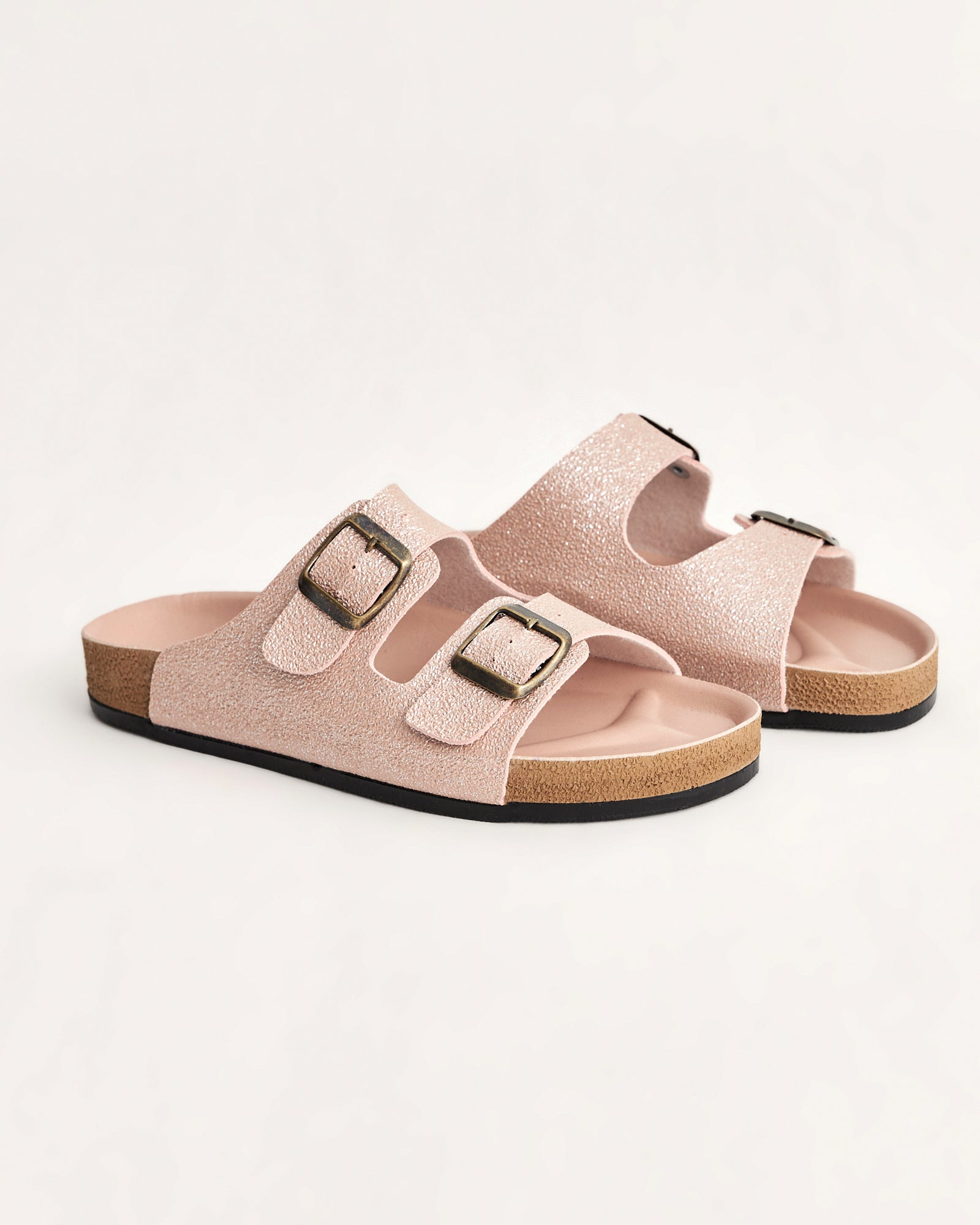 Kadın Simli Çift Tokalı Yazlık Terlik