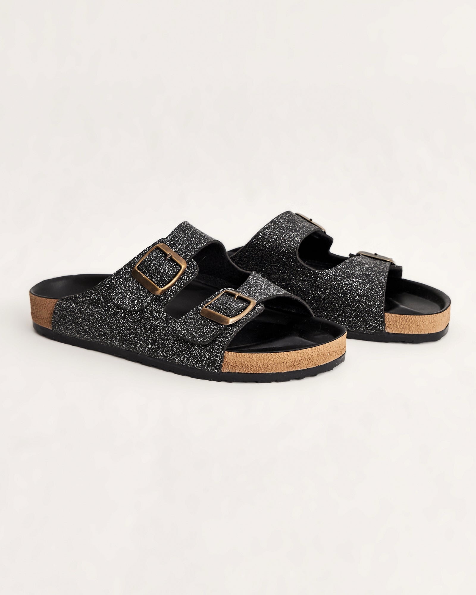 Kadın Simli Çift Tokalı Yazlık Terlik