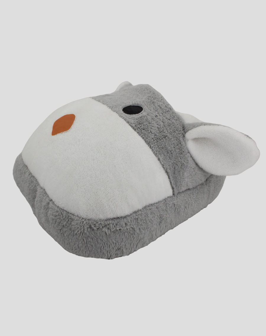 SAYK - Geyik Figürlü Gri Ayak Isıtıcısı