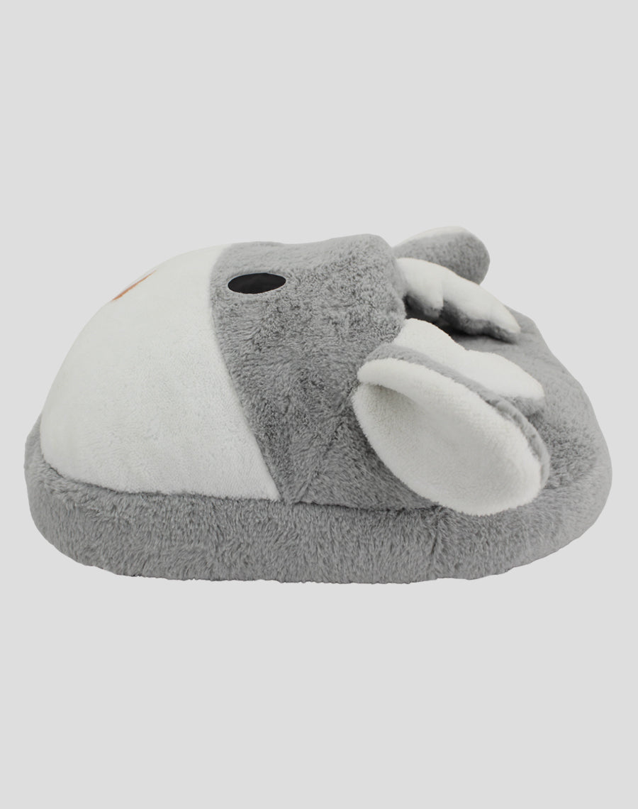 SAYK - Geyik Figürlü Gri Ayak Isıtıcısı