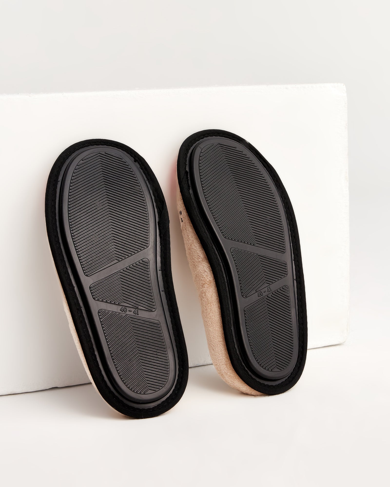 ZİPPO-K- Ayı Figürlü Krem Erkek Ev Terliği