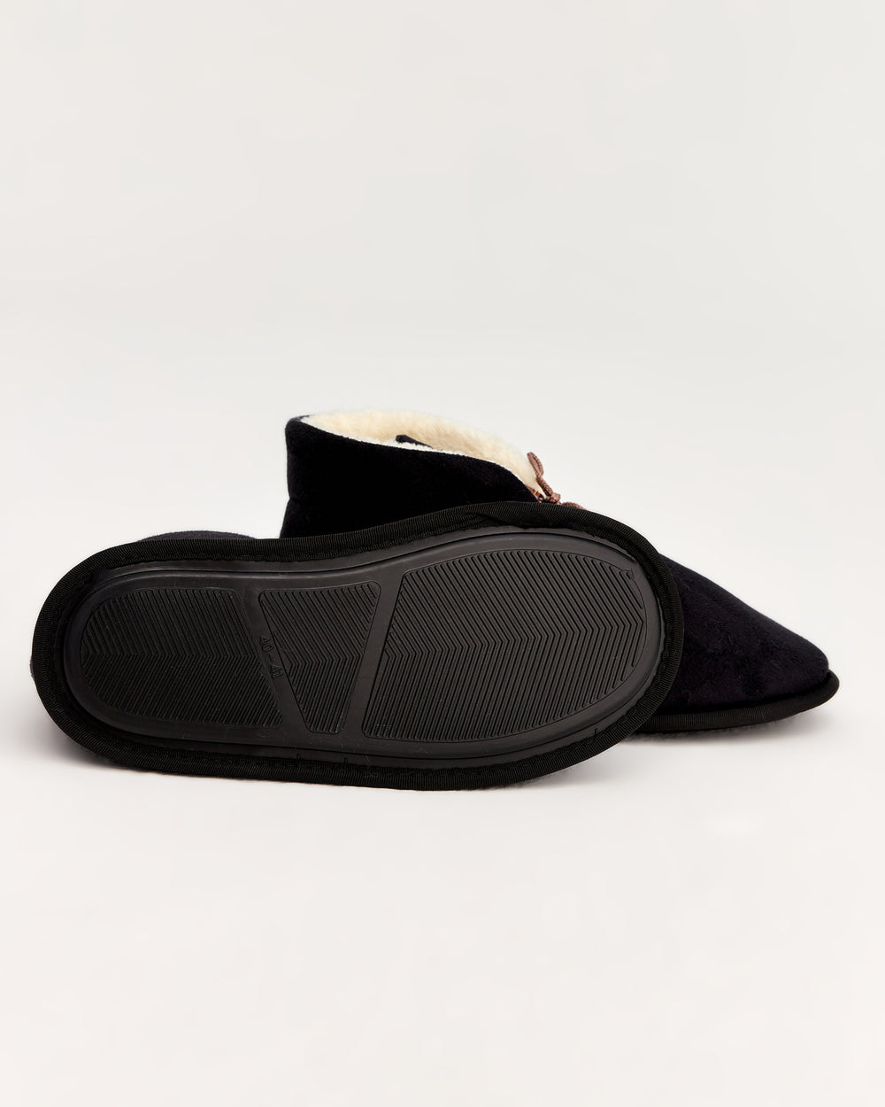 KULİ - Bağcık Detaylı  Lacivert Erkek Panduf