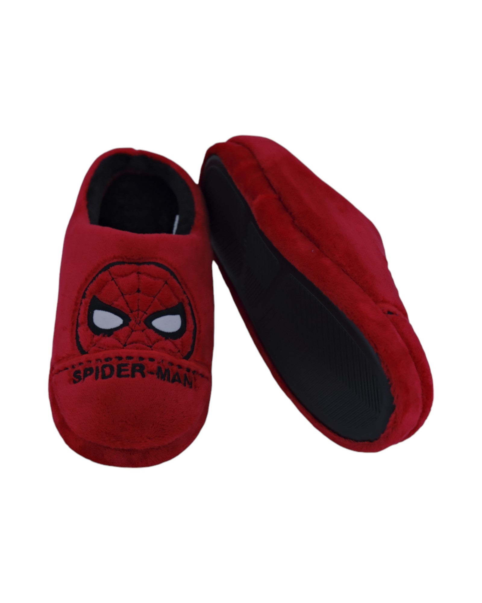 SPIDERMAN - Spiderman Şekilli Kırmızı Erkek Ev Terliği
