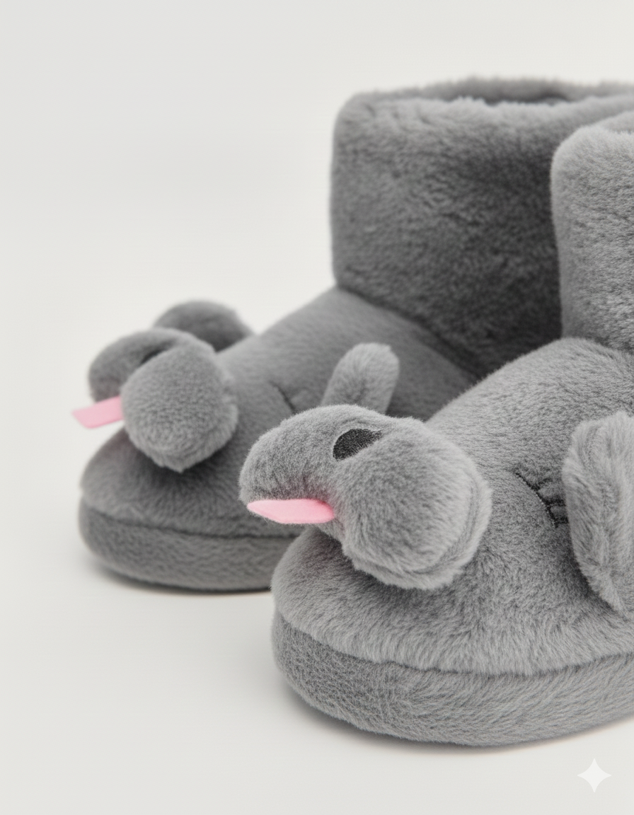 Kadın Köpek Figürlü Panduf - FANT