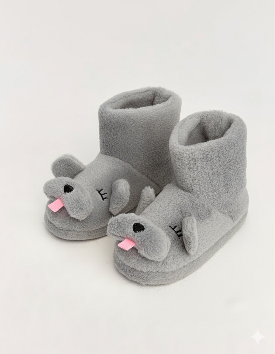 Kadın Köpek Figürlü Panduf - FANT