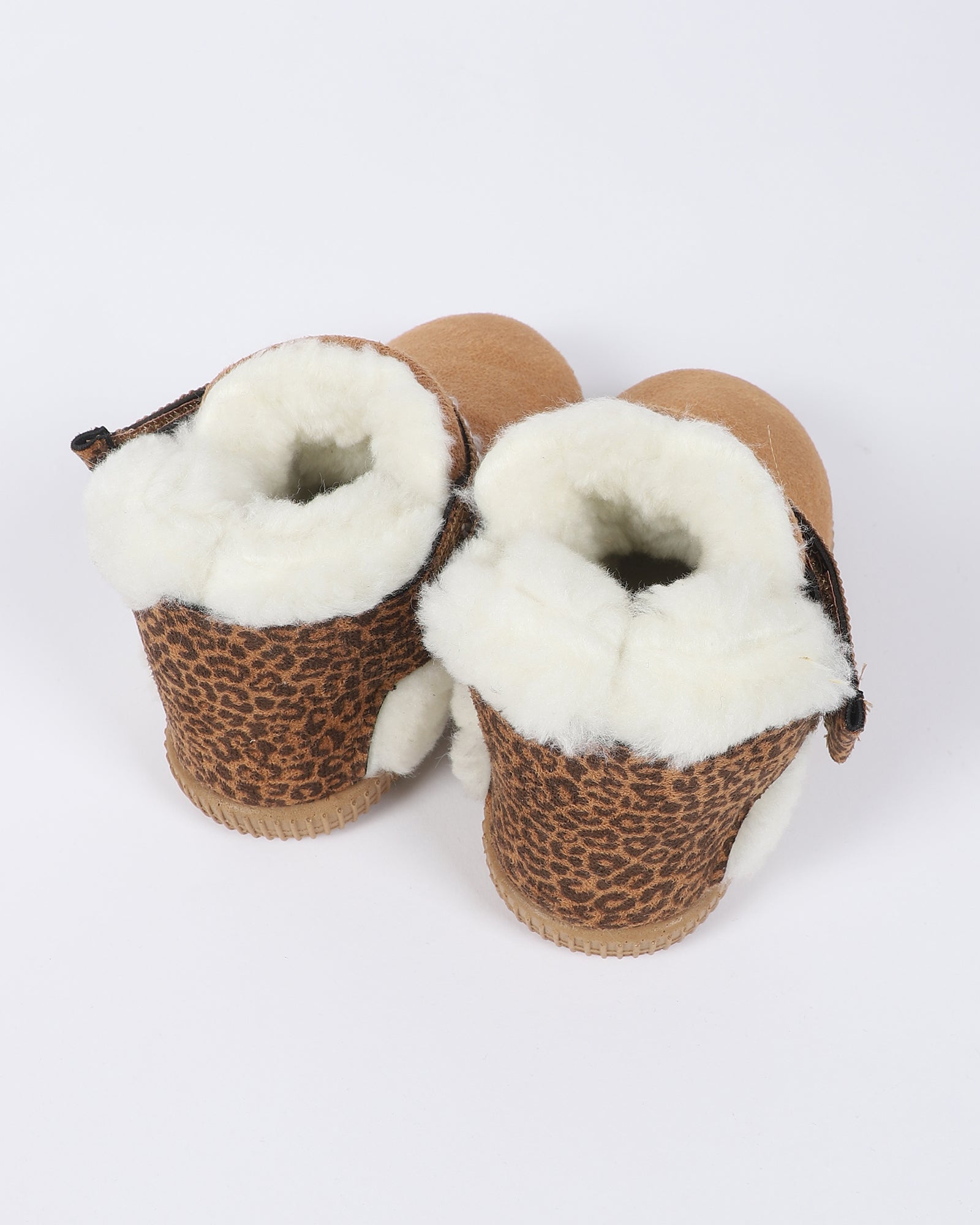 Çocuk Süet Desenli Biyeli Cırtlı Panduf - ASTRA