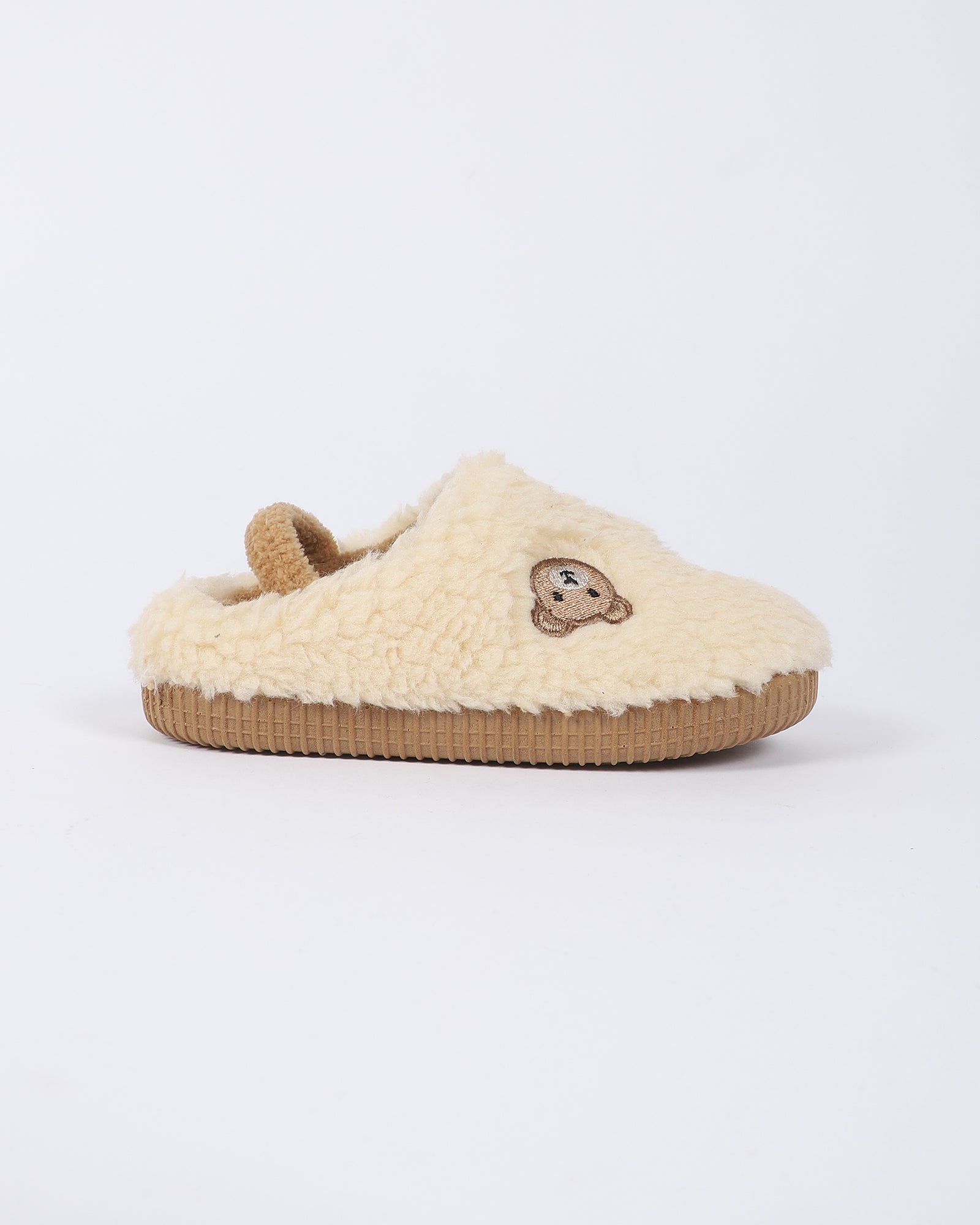 Çocuk Ayıcık Nakış Desenli Ev Ayakkabısı - BEARMOOD