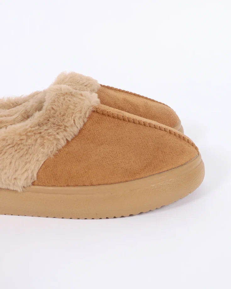 Kadın Kürklü Ev İçi Ayakkabı - FUZZY