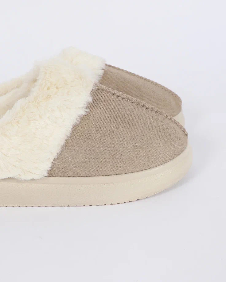 Kadın Kürklü Ev İçi Ayakkabı - FUZZY