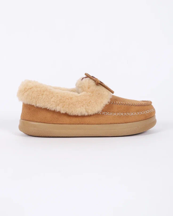 Kadın Biye Detaylı Ev İçi Ayakkabı - WINTERA