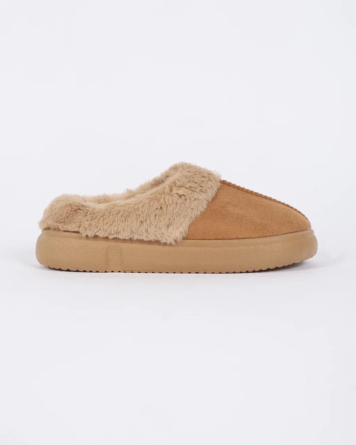 Kadın Kürklü Ev İçi Ayakkabı - FUZZY