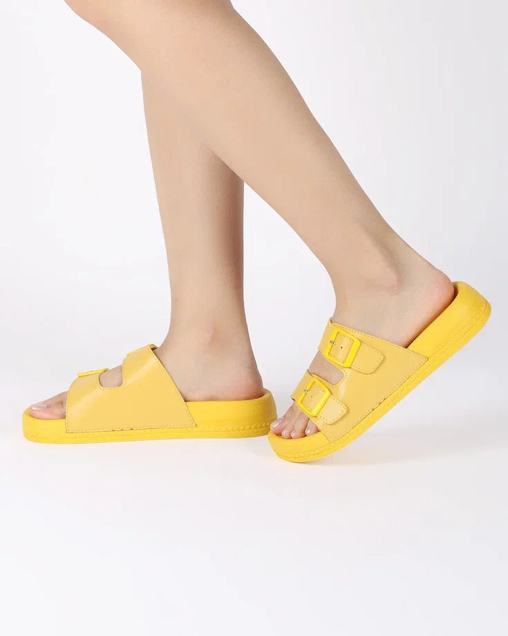 Kadın Yazlık Çift Tokalı Terlik - YELLA