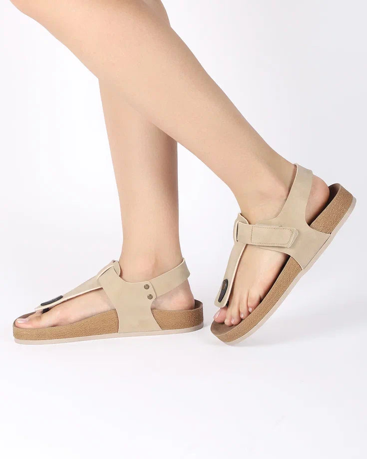 Kadın Yazlık Cırtlı Sandalet- SOLEA