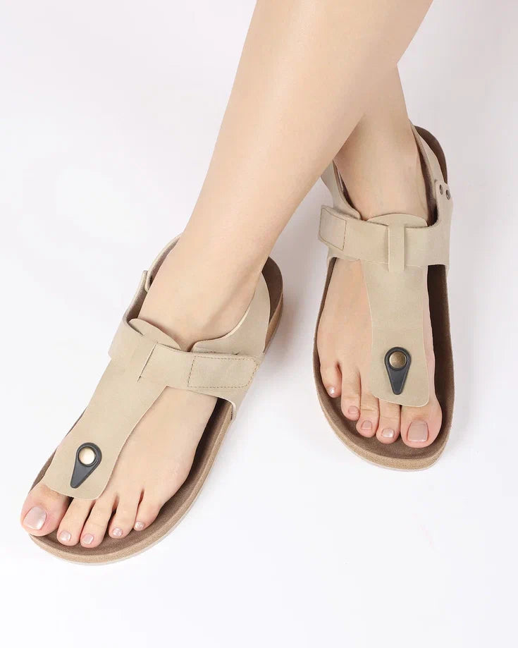 Kadın Yazlık Cırtlı Sandalet- SOLEA