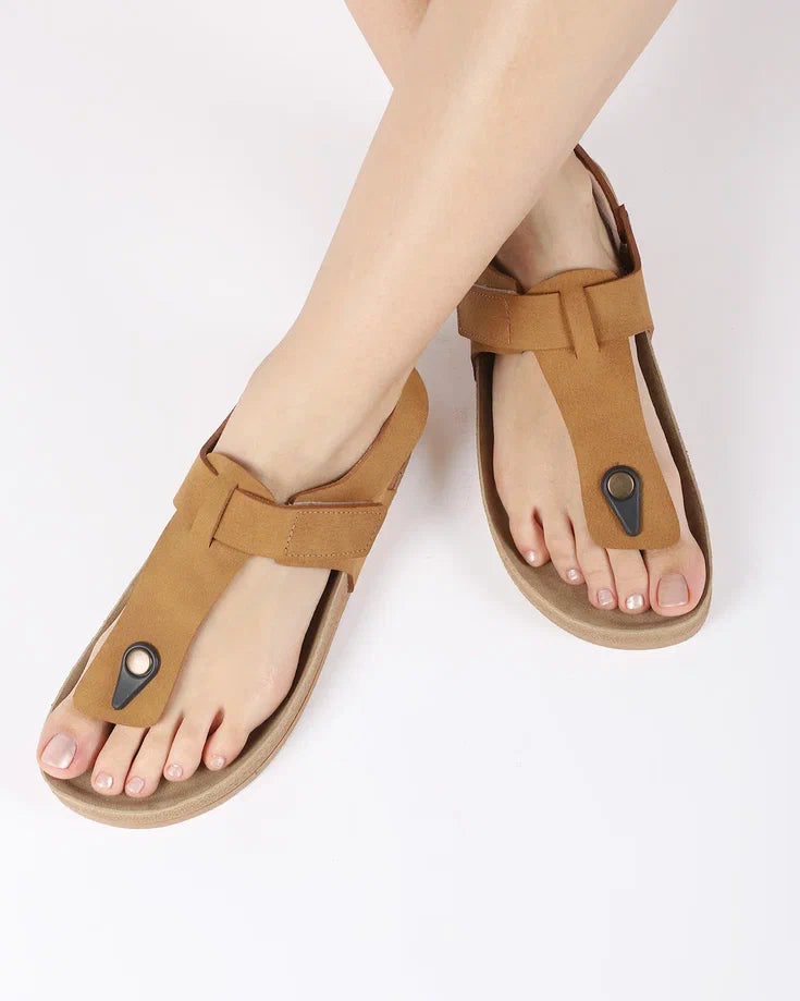 Kadın Yazlık Cırtlı Sandalet- SOLEA