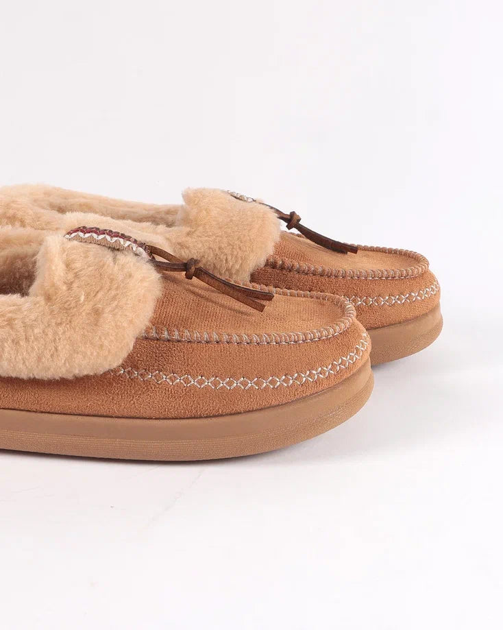 Kadın Biye Detaylı Ev İçi Ayakkabı - WINTERA