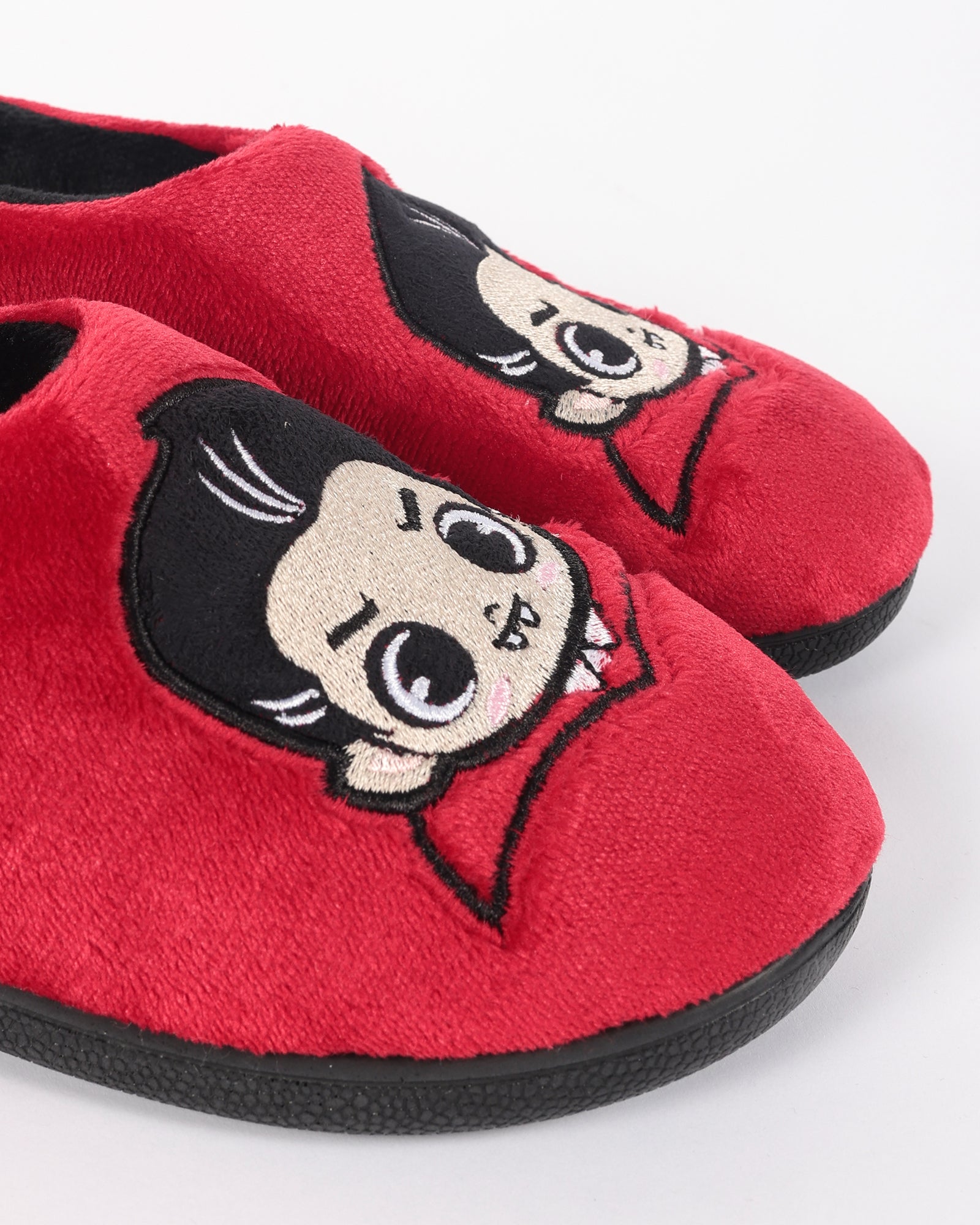 Çocuk Kışlık Sevimli Halloween Vampir Desenli Ev İçi  Ayakkabı