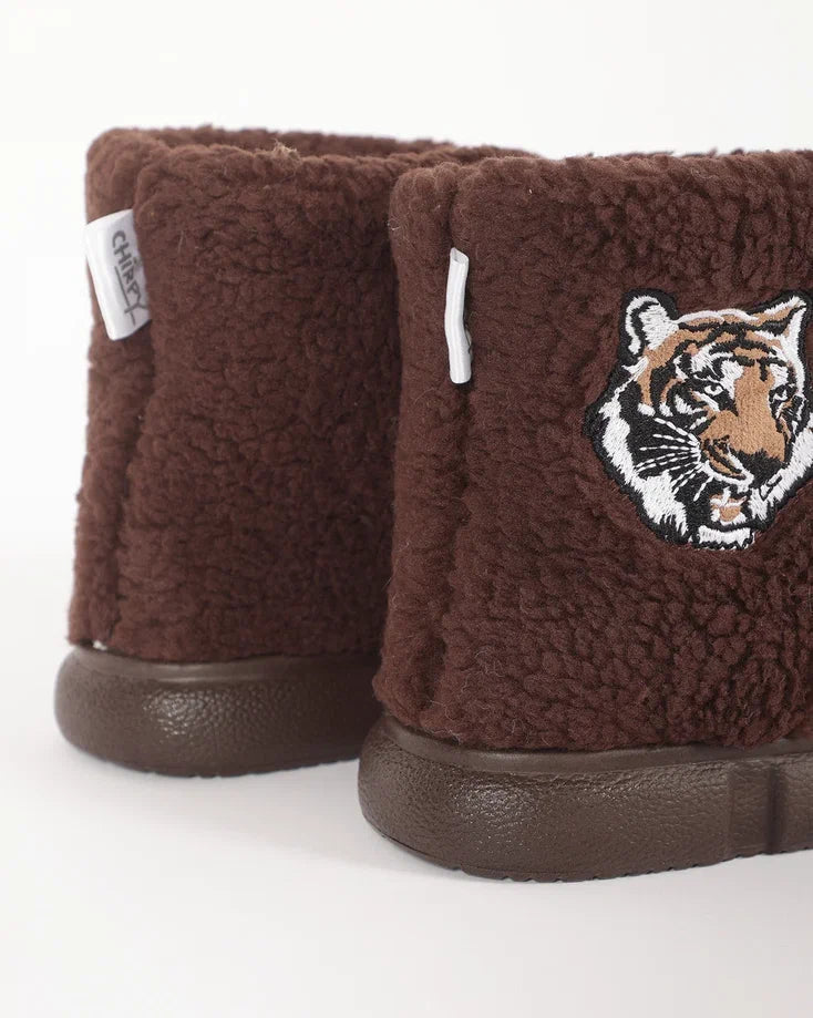 Kaplan Nakışlı Erkek Panduf - TIGRE