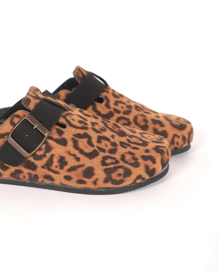 Kadın  Leopar Desenli  Ev Terliği - Montana Leopar