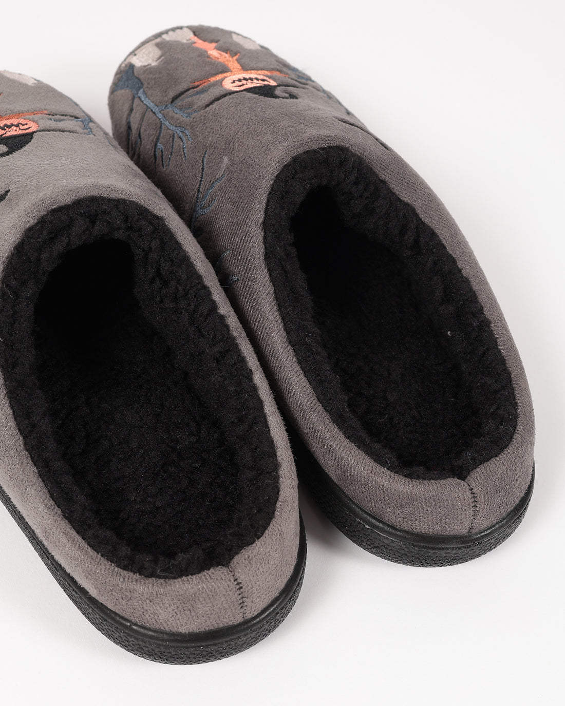 Erkek Halloween Korkuluk Temalı Peluş Ev İçi Ayakkabı