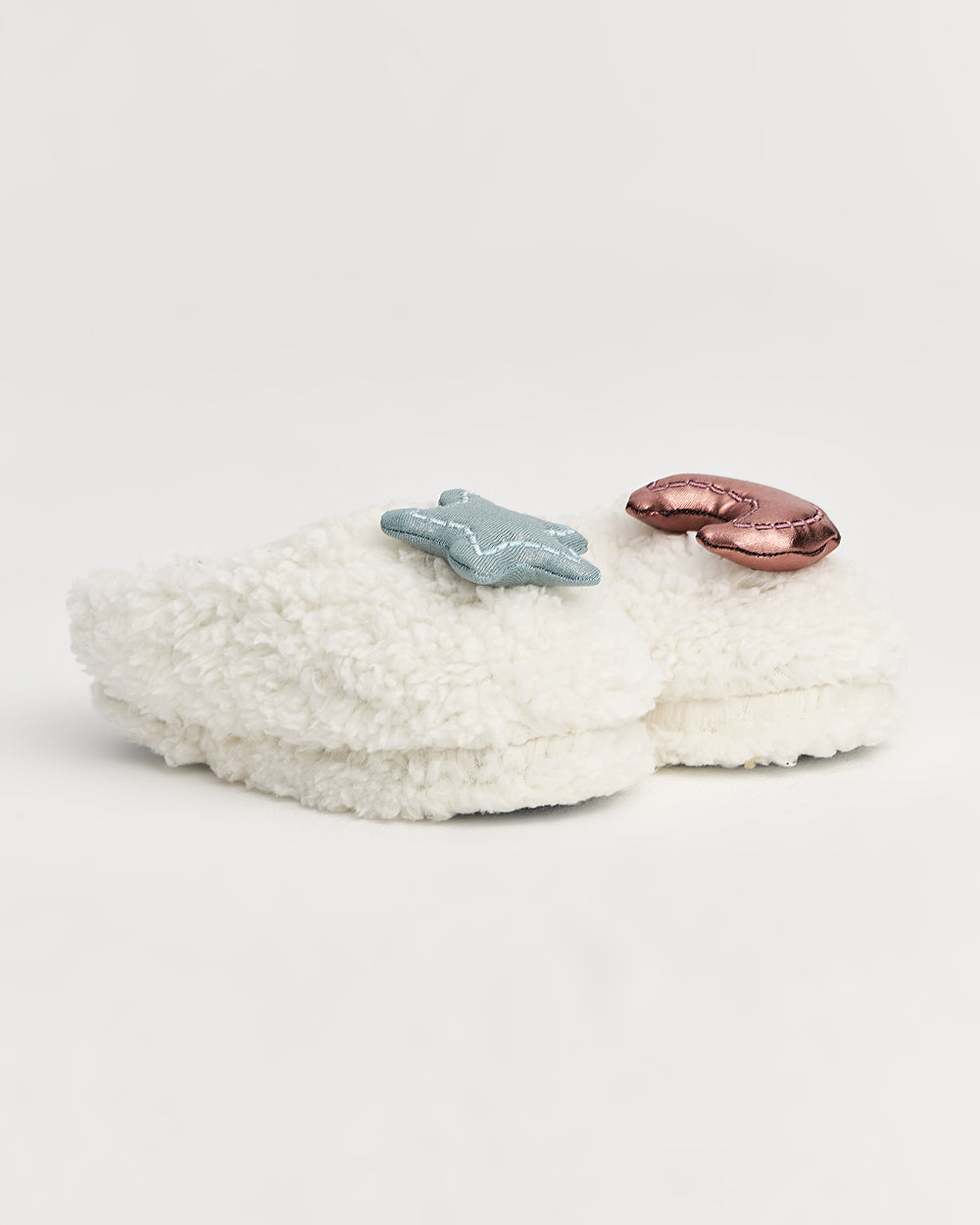 STAR - Yıldız ve Ay Desenli Çocuk Ev İçi Terlik