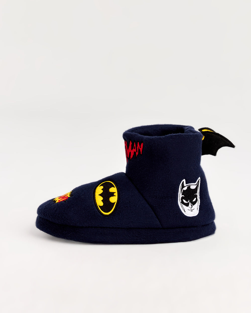 BATMAN- S - Batman Yazılı Lacivert Erkek Panduf