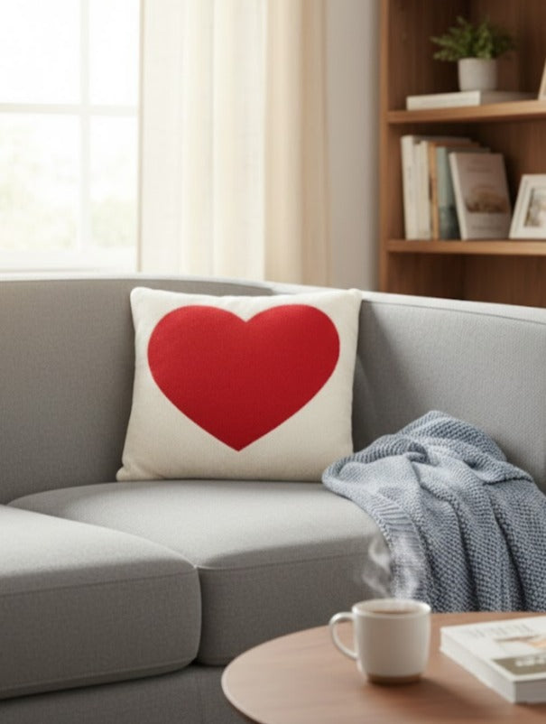 Kalp Figürlü Dekoratif Kırlent